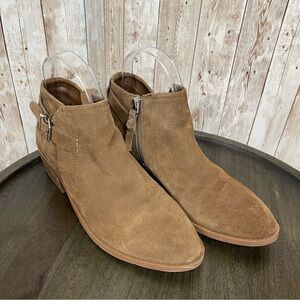 Steve Madden Satie Leather Ankle Boots Size 7 Women